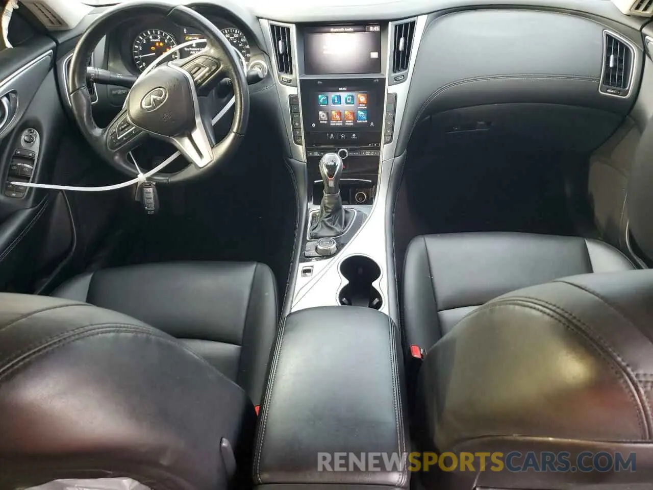 8 fotografías del automóvil dañado JN1EV7AP1LM202454 INFINITI Q50 2020