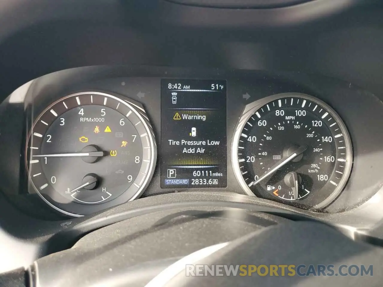 9 fotografías del automóvil dañado JN1EV7AP1LM202454 INFINITI Q50 2020