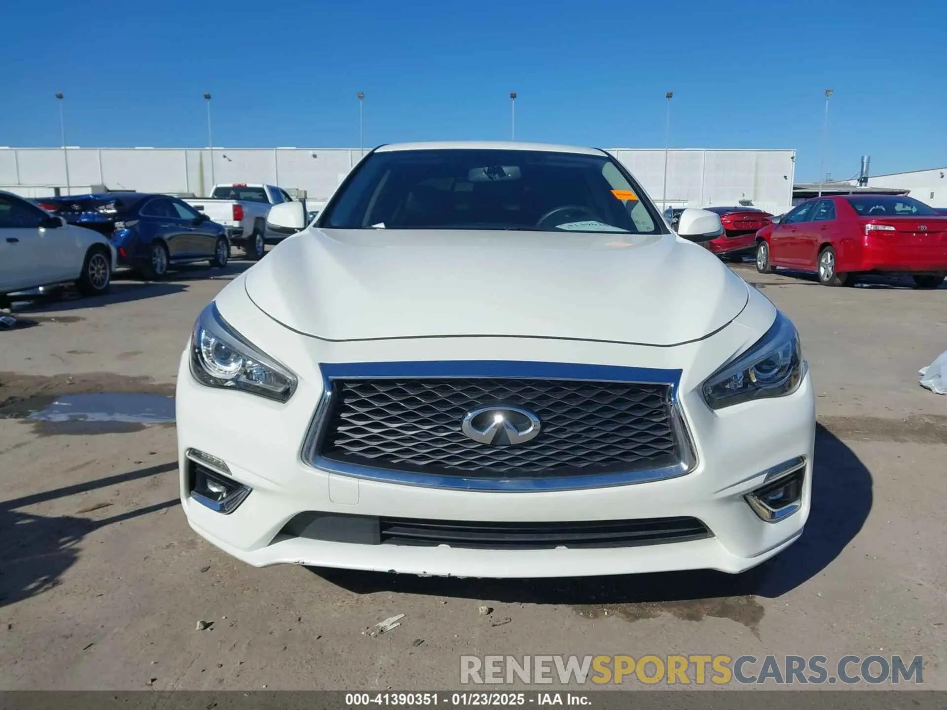 12 fotografías del automóvil dañado JN1EV7AP1LM205306 INFINITI Q50 2020