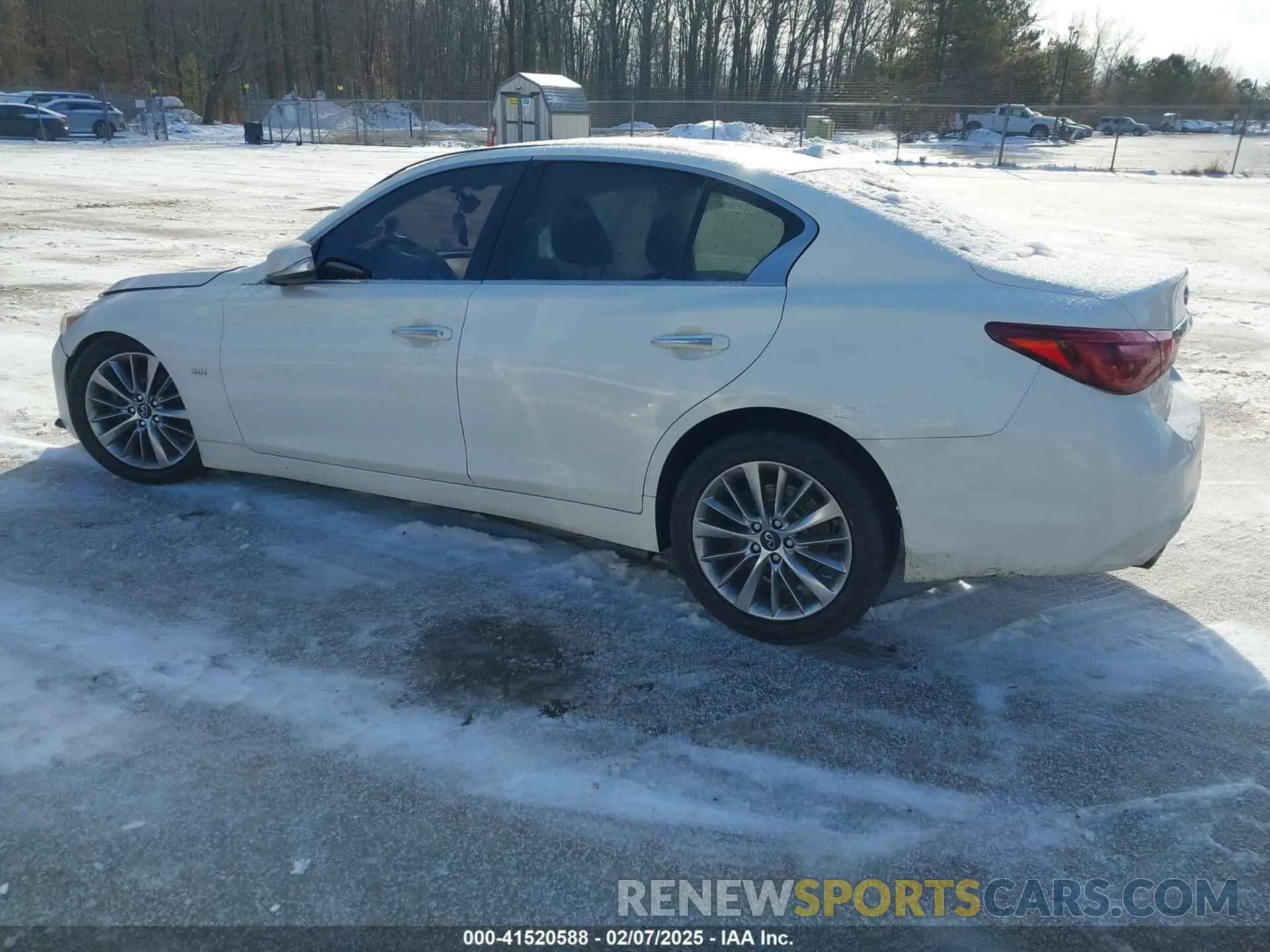14 fotografías del automóvil dañado JN1EV7AP1LM207704 INFINITI Q50 2020