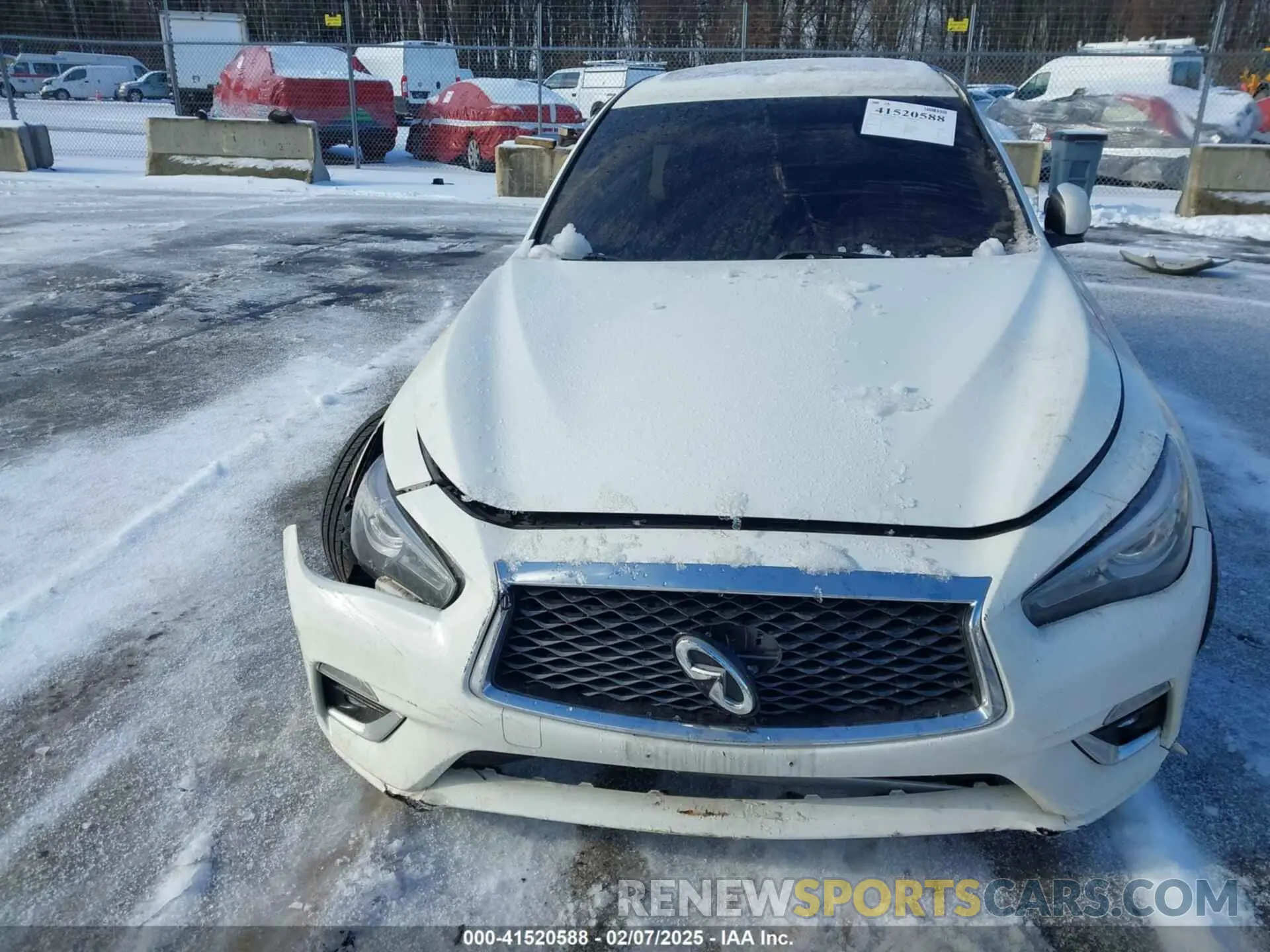 19 fotografías del automóvil dañado JN1EV7AP1LM207704 INFINITI Q50 2020