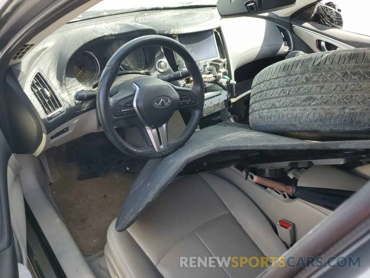 8 fotografías del automóvil dañado JN1EV7AP1LM208819 INFINITI Q50 2020