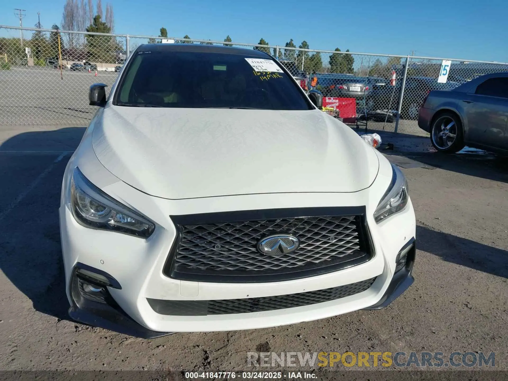 11 fotografías del automóvil dañado JN1EV7AP2LM200941 INFINITI Q50 2020