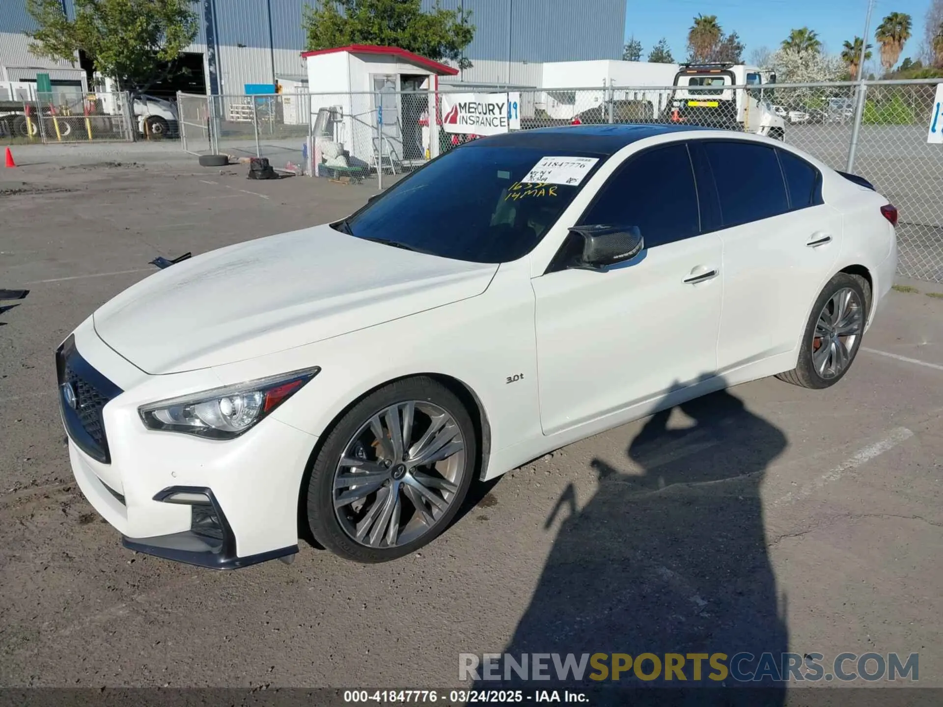 2 fotografías del automóvil dañado JN1EV7AP2LM200941 INFINITI Q50 2020