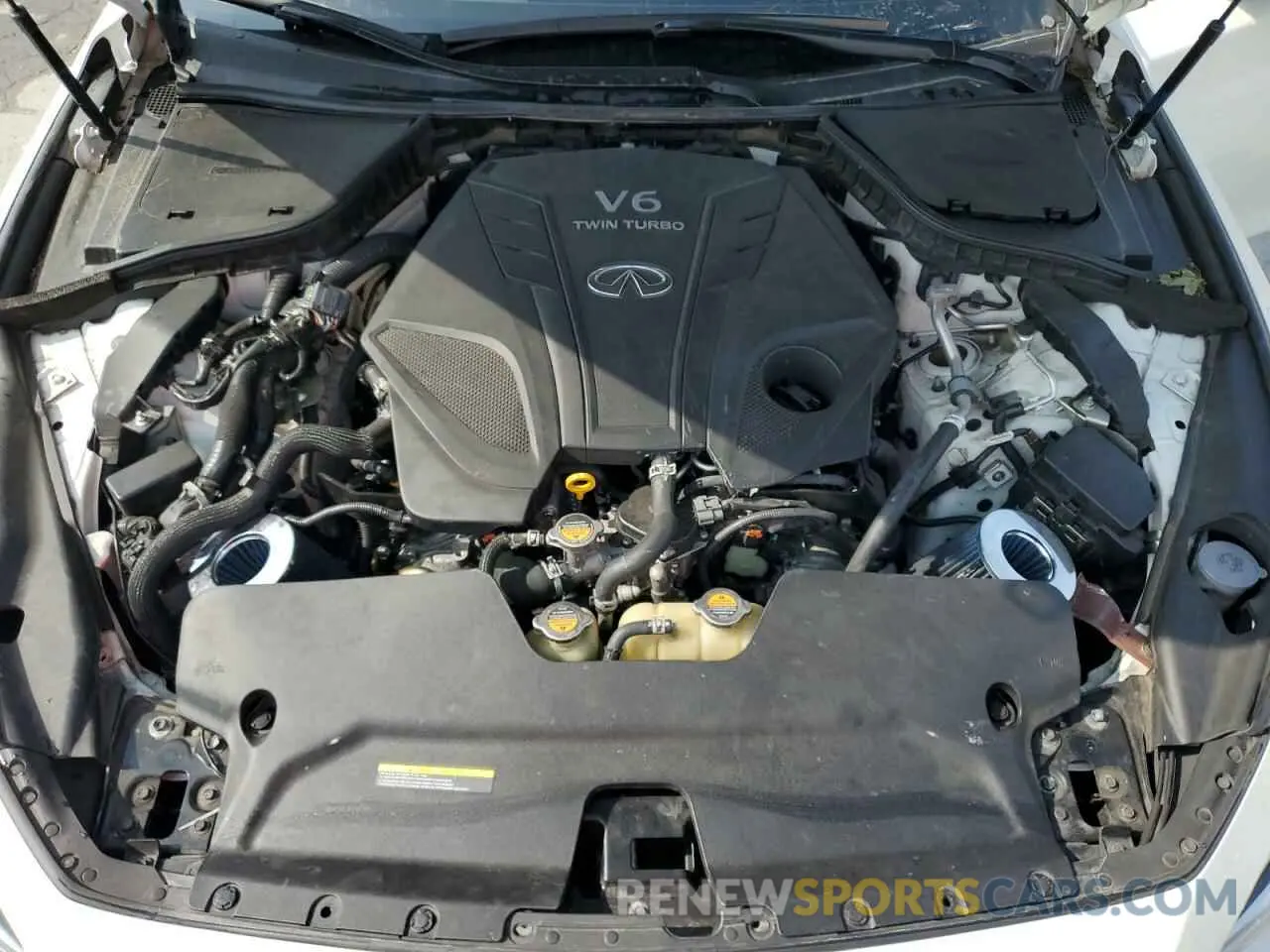 11 fotografías del automóvil dañado JN1EV7AP2LM206562 INFINITI Q50 2020