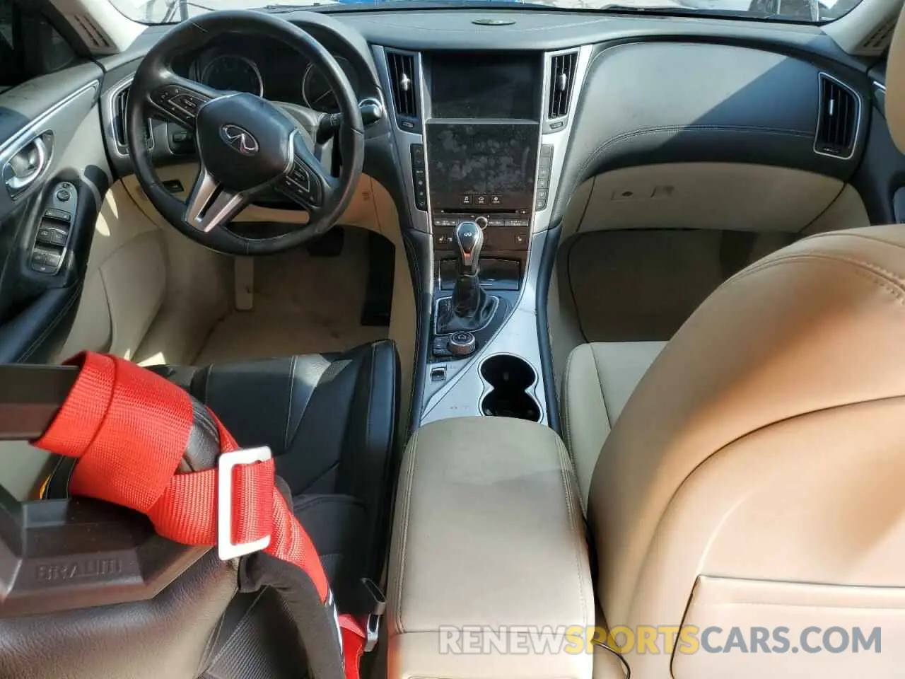 8 fotografías del automóvil dañado JN1EV7AP2LM206562 INFINITI Q50 2020