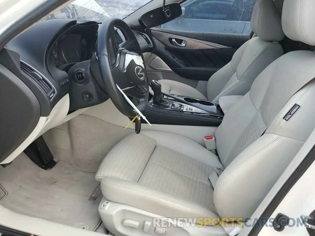 7 fotografías del automóvil dañado JN1EV7AP2LM208750 INFINITI Q50 2020