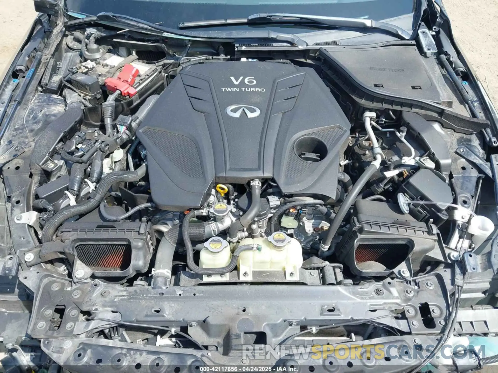 10 fotografías del automóvil dañado JN1EV7AP3LM203377 INFINITI Q50 2020