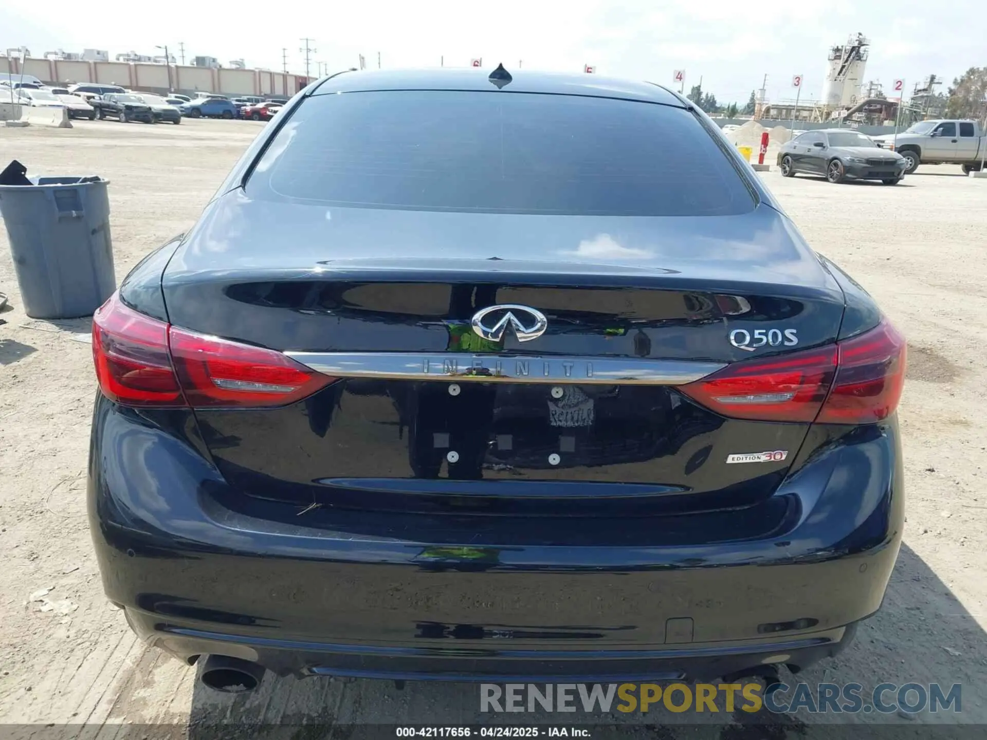 15 fotografías del automóvil dañado JN1EV7AP3LM203377 INFINITI Q50 2020