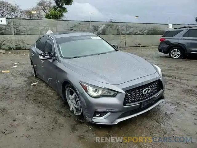 10 fotografías del automóvil dañado JN1EV7AP3LM203637 INFINITI Q50 2020