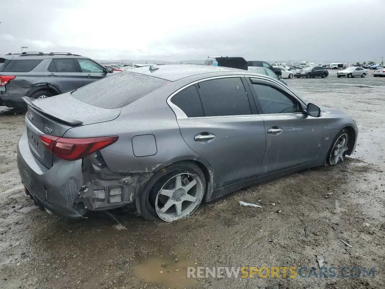 3 fotografías del automóvil dañado JN1EV7AP3LM203637 INFINITI Q50 2020
