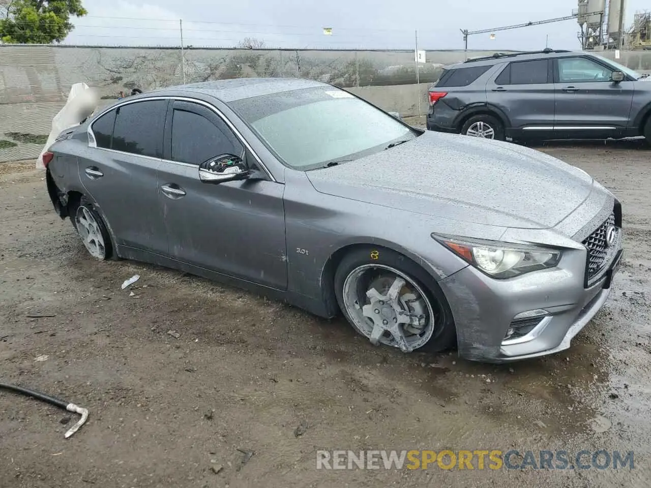 4 fotografías del automóvil dañado JN1EV7AP3LM203637 INFINITI Q50 2020