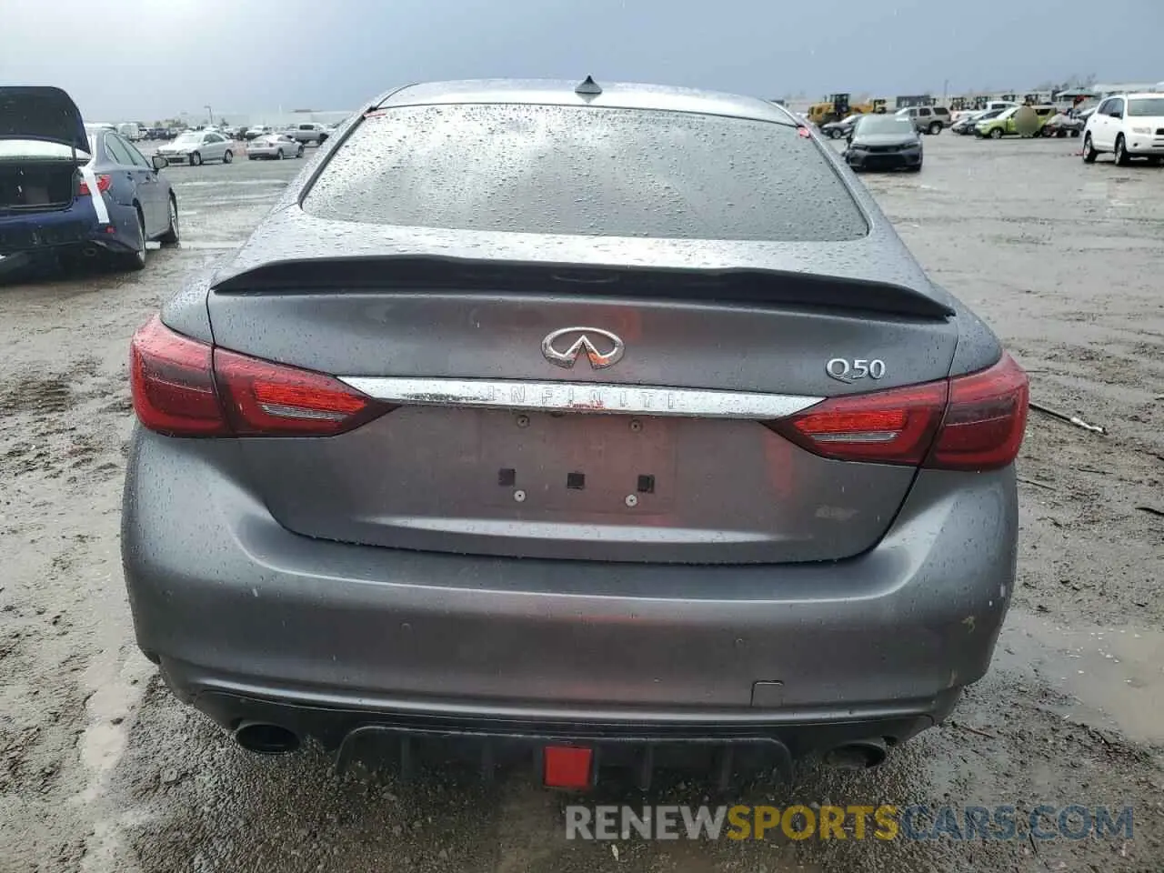 6 fotografías del automóvil dañado JN1EV7AP3LM203637 INFINITI Q50 2020