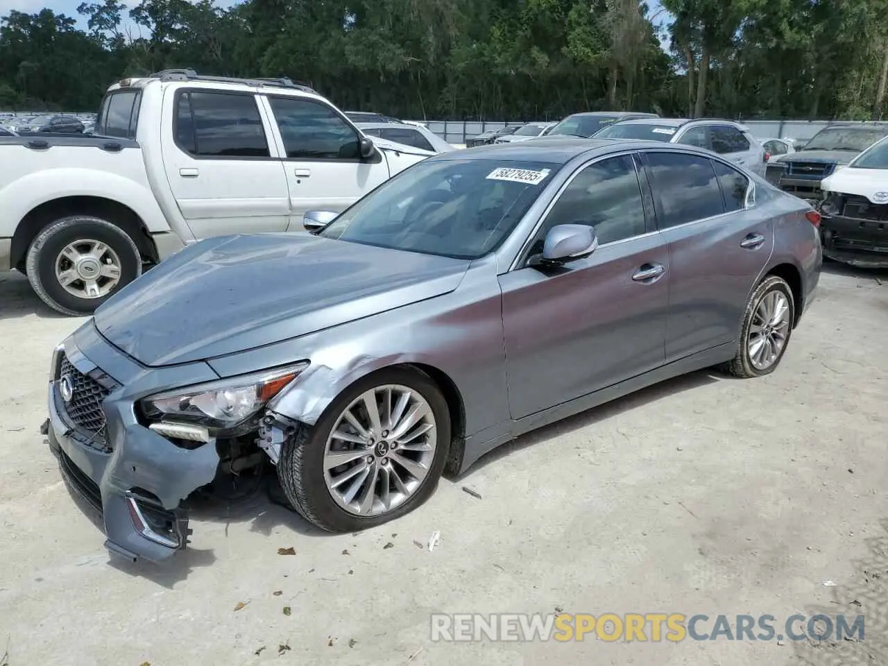 1 fotografías del automóvil dañado JN1EV7AP3LM204321 INFINITI Q50 2020