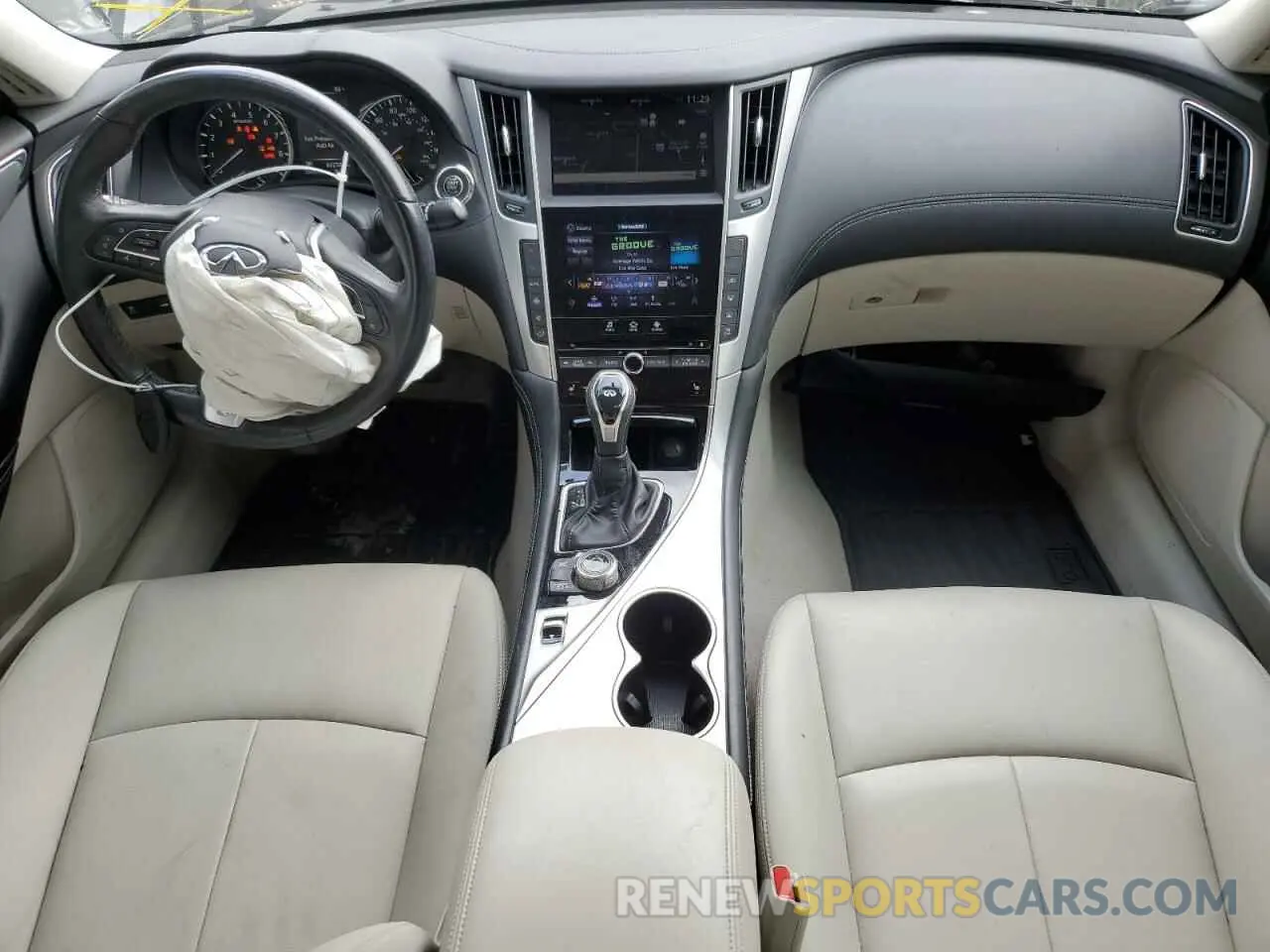 8 fotografías del automóvil dañado JN1EV7AP3LM204321 INFINITI Q50 2020