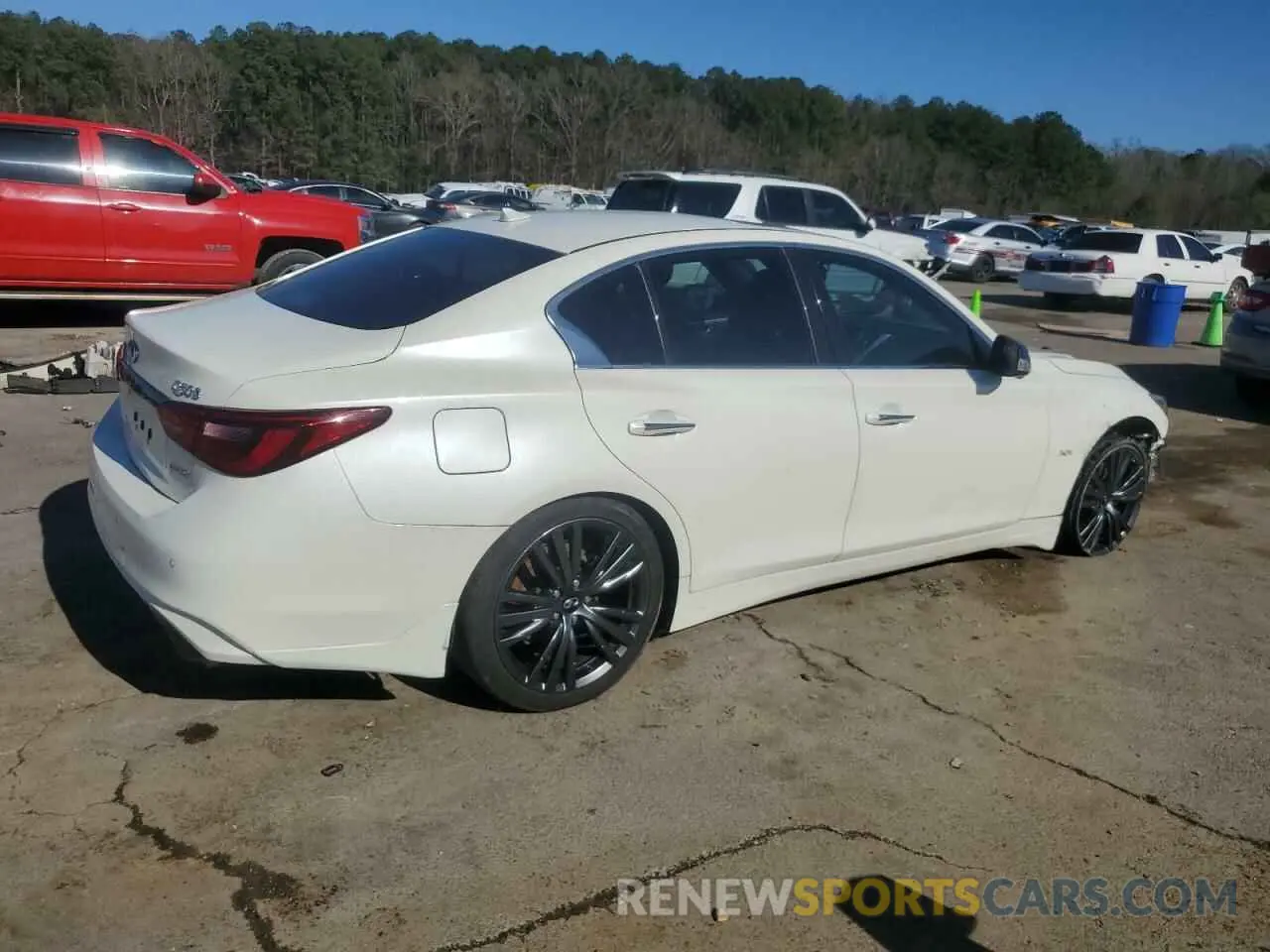 3 fotografías del automóvil dañado JN1EV7AP3LM204657 INFINITI Q50 2020
