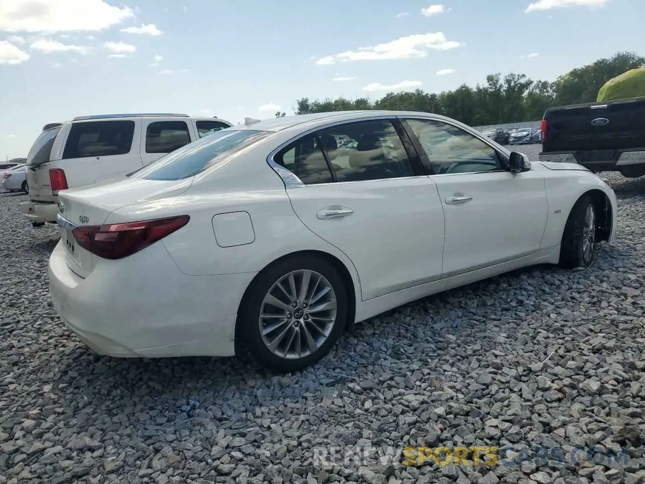 3 fotografías del automóvil dañado JN1EV7AP3LM208515 INFINITI Q50 2020