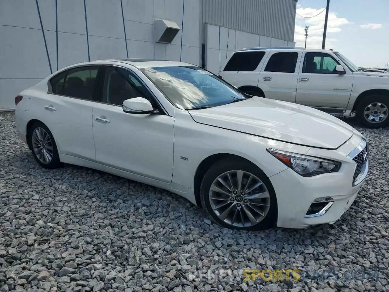 4 fotografías del automóvil dañado JN1EV7AP3LM208515 INFINITI Q50 2020