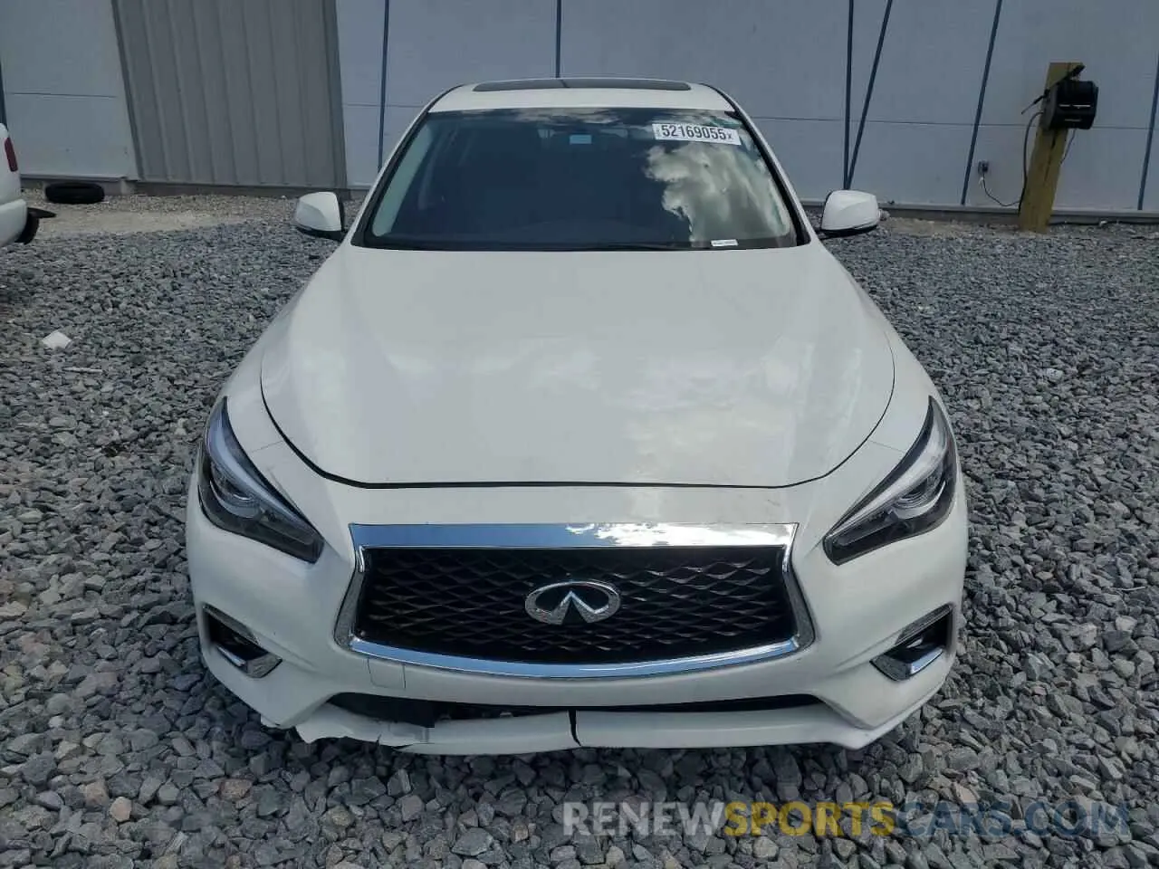 5 fotografías del automóvil dañado JN1EV7AP3LM208515 INFINITI Q50 2020