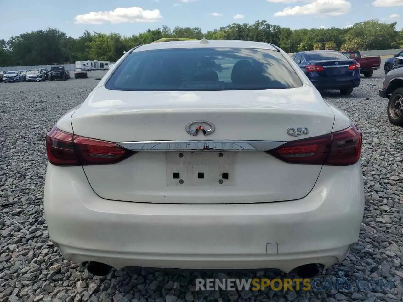 6 fotografías del automóvil dañado JN1EV7AP3LM208515 INFINITI Q50 2020
