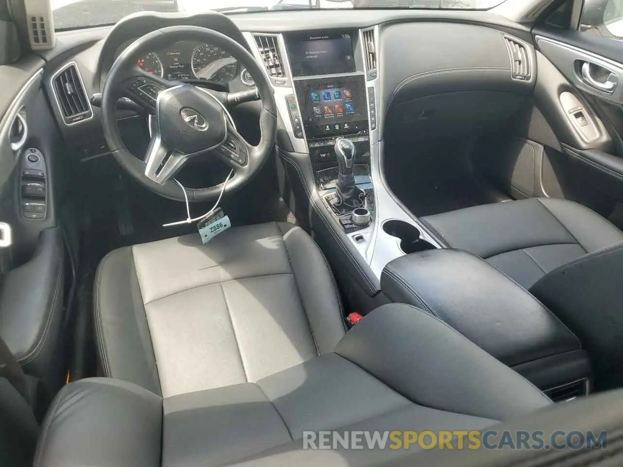 8 fotografías del automóvil dañado JN1EV7AP3LM208515 INFINITI Q50 2020