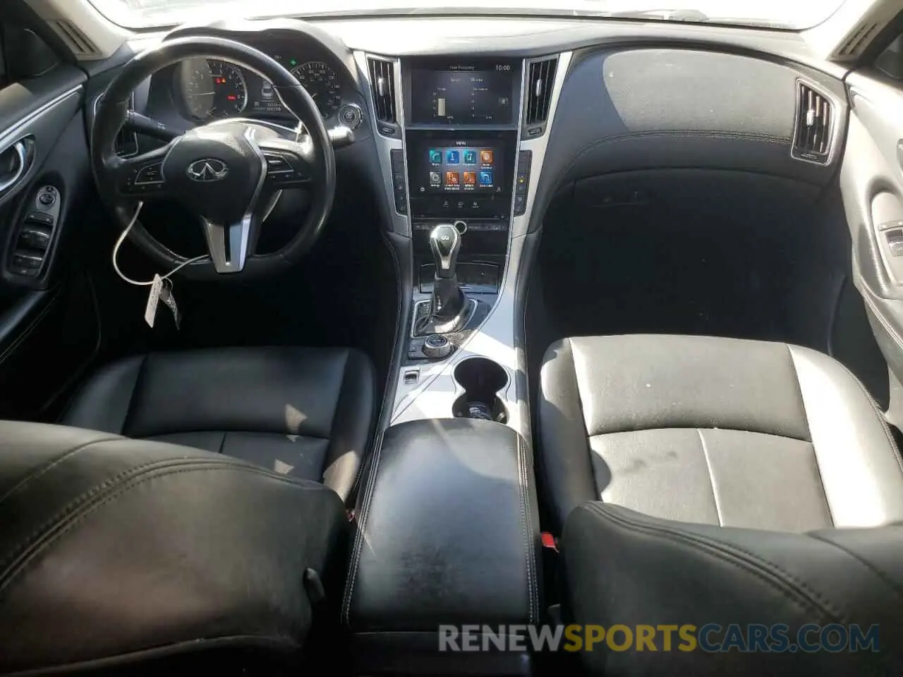 8 fotografías del automóvil dañado JN1EV7AP4LM201959 INFINITI Q50 2020