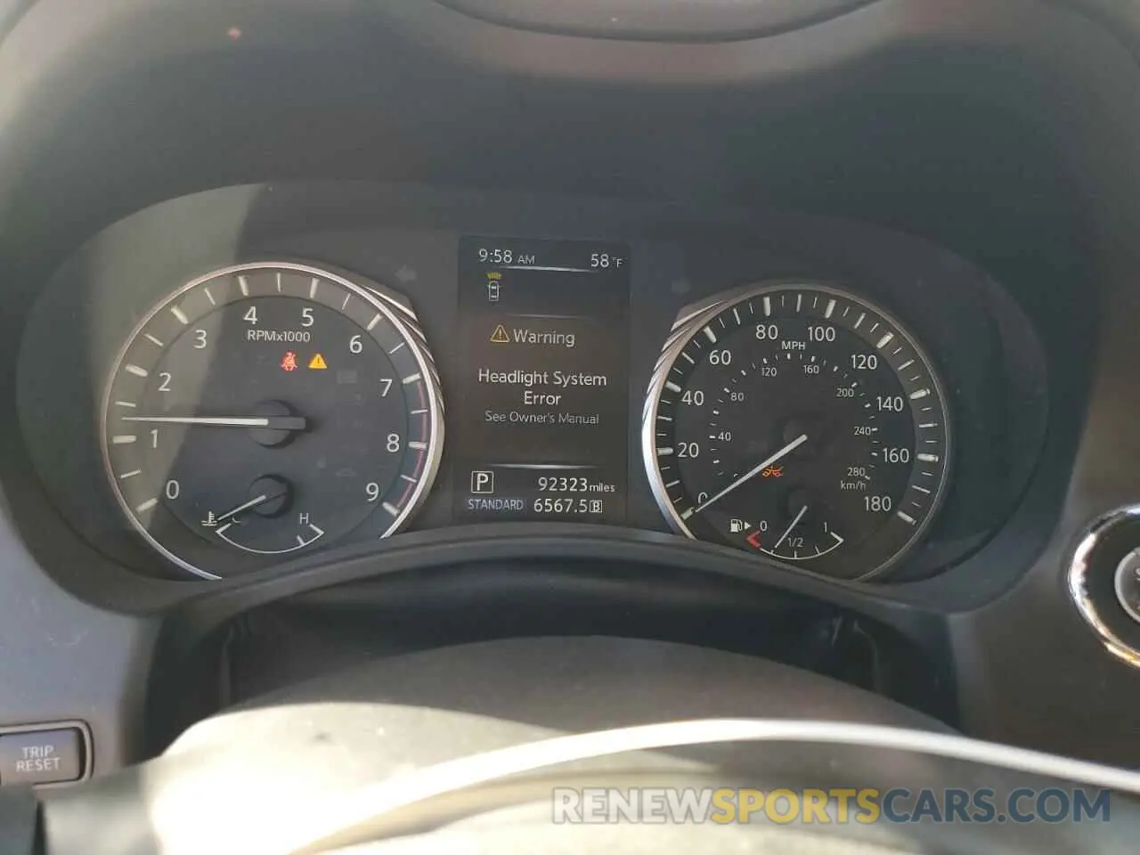 9 fotografías del automóvil dañado JN1EV7AP4LM201959 INFINITI Q50 2020