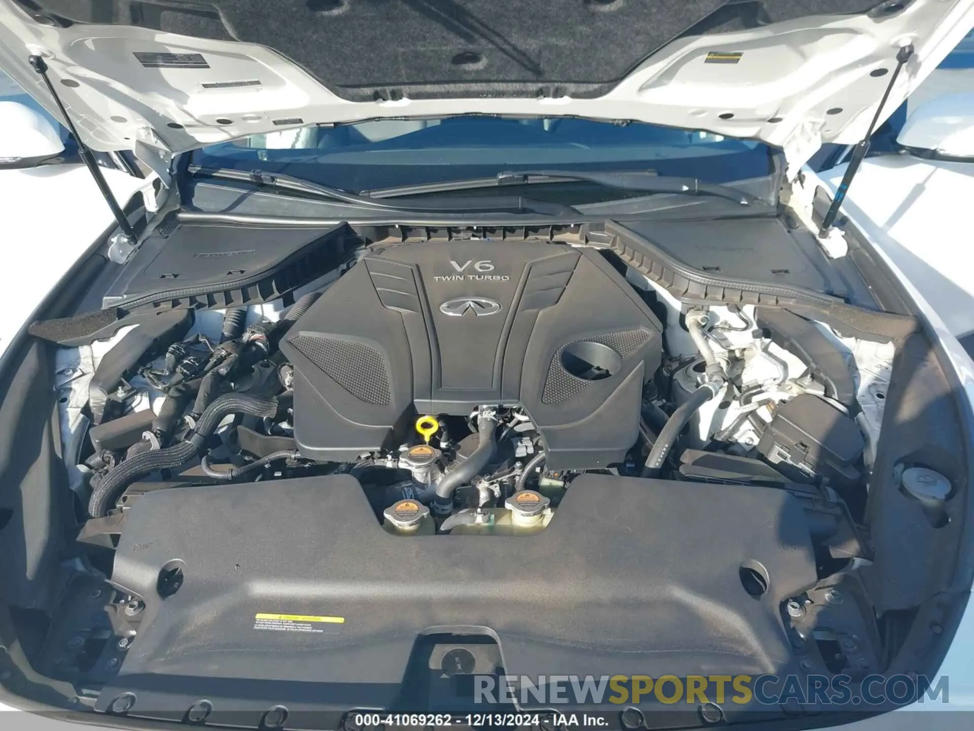 10 fotografías del automóvil dañado JN1EV7AP4LM206367 INFINITI Q50 2020
