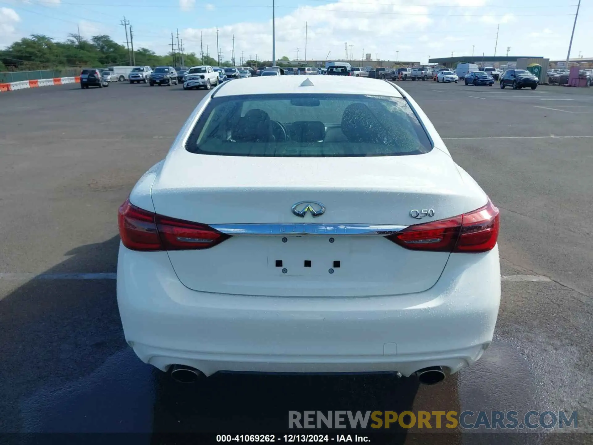16 fotografías del automóvil dañado JN1EV7AP4LM206367 INFINITI Q50 2020