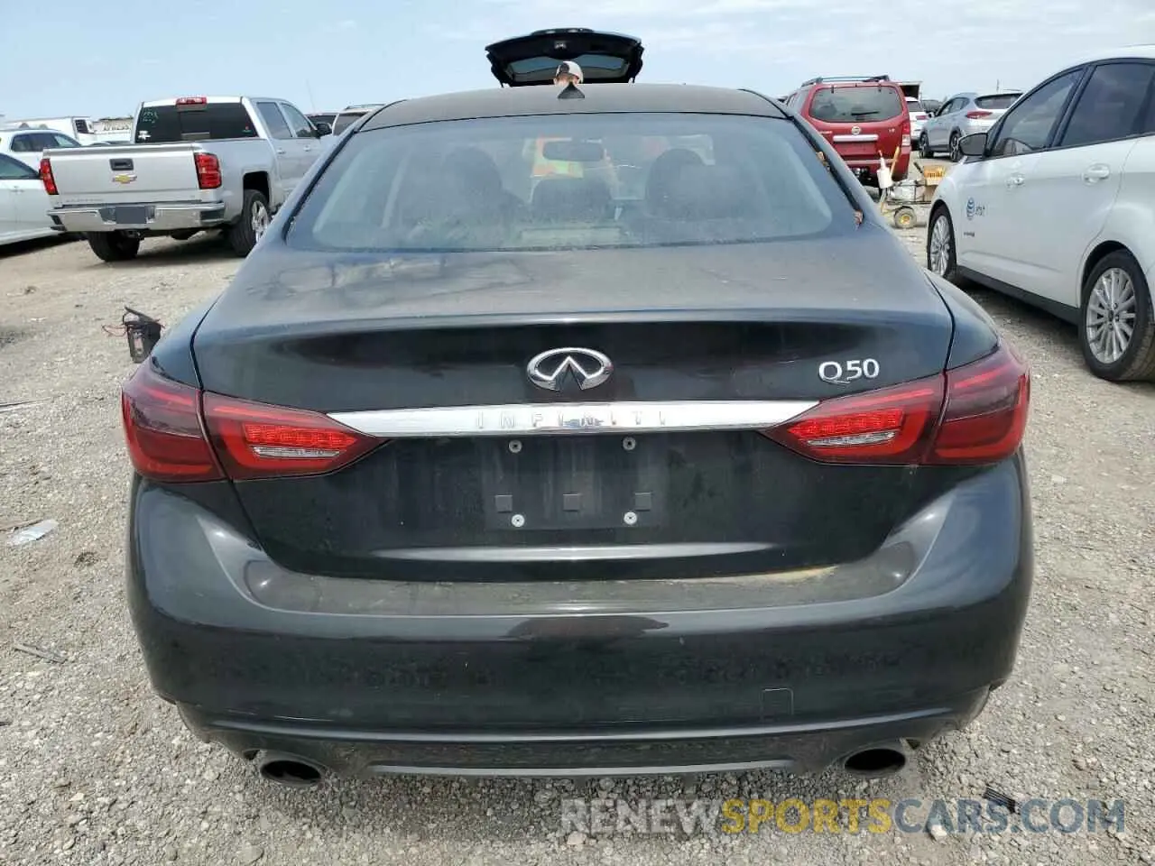 6 fotografías del automóvil dañado JN1EV7AP5LM200335 INFINITI Q50 2020