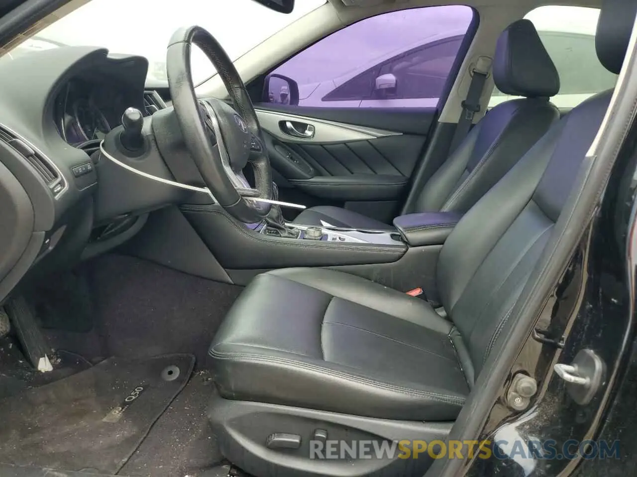 7 fotografías del automóvil dañado JN1EV7AP5LM200335 INFINITI Q50 2020