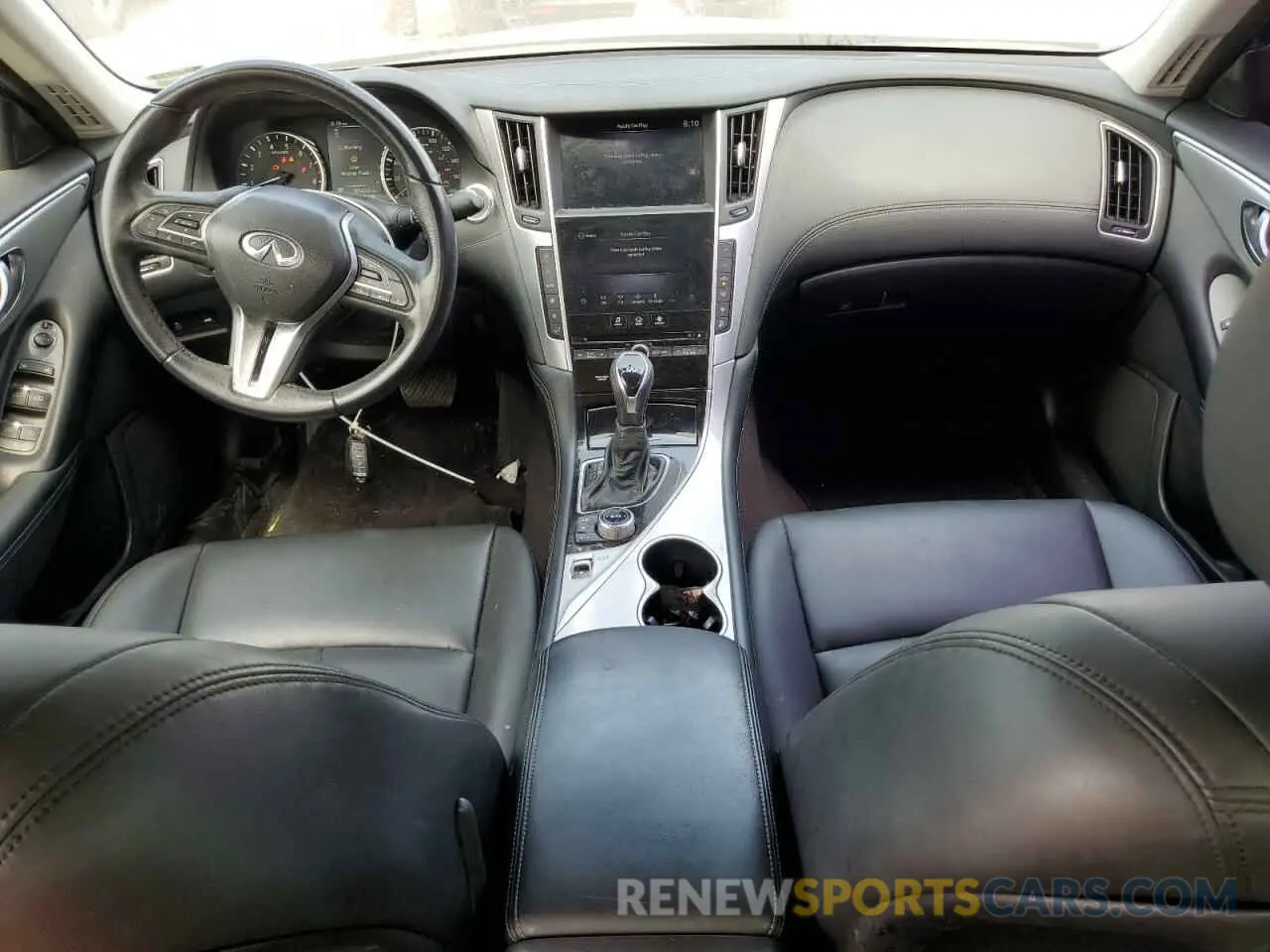 8 fotografías del automóvil dañado JN1EV7AP5LM200335 INFINITI Q50 2020
