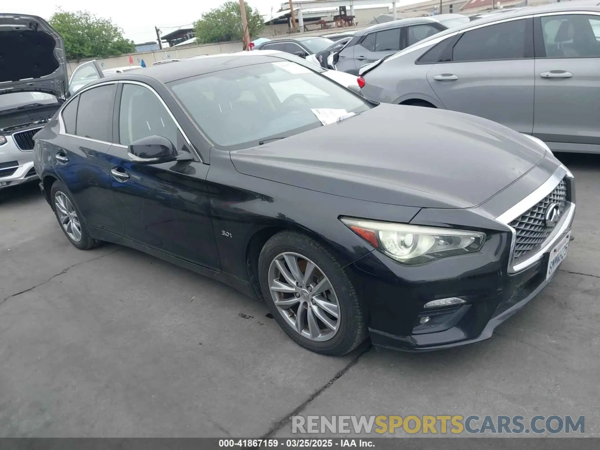 1 fotografías del automóvil dañado JN1EV7AP5LM200433 INFINITI Q50 2020