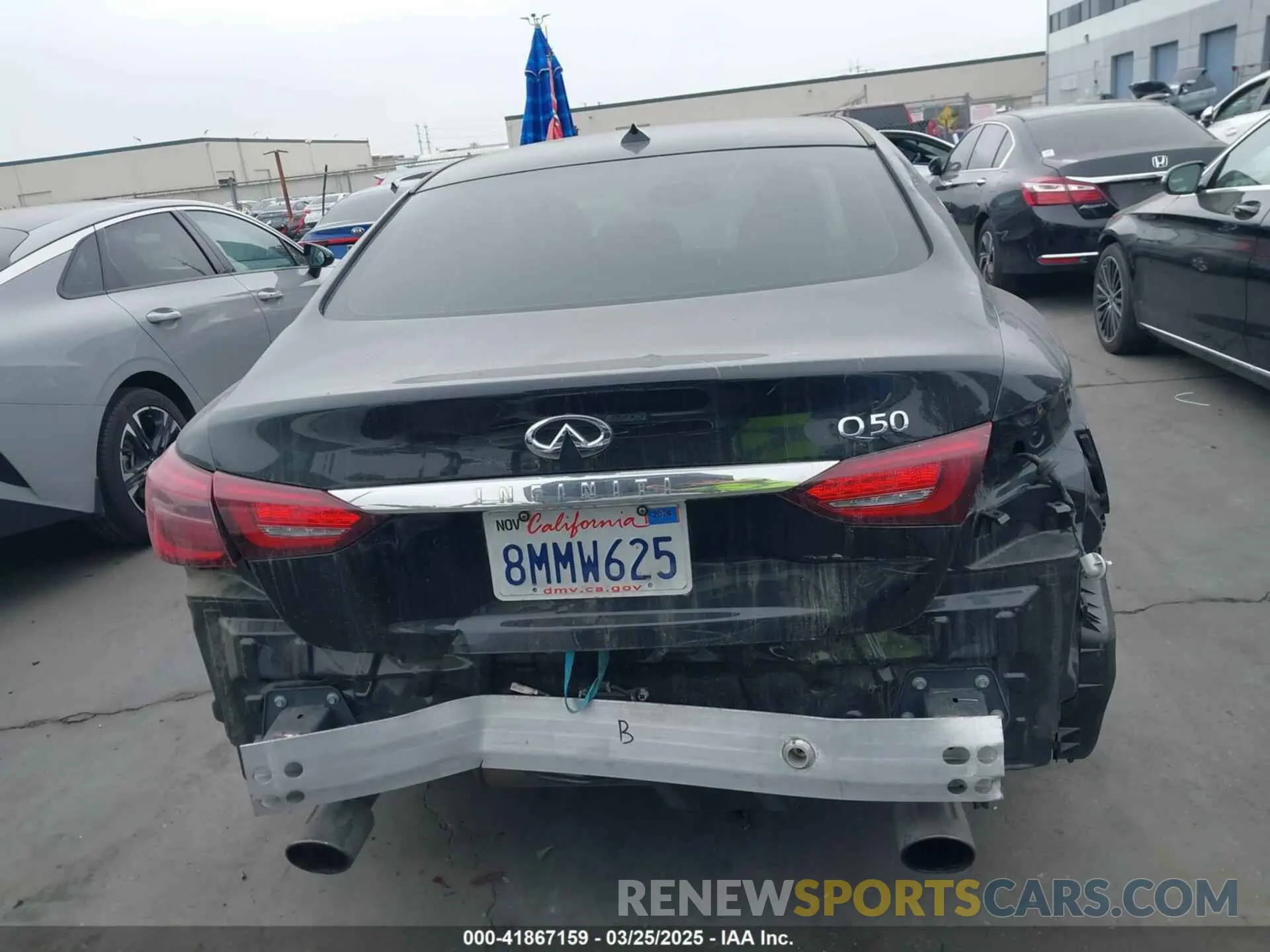 17 fotografías del automóvil dañado JN1EV7AP5LM200433 INFINITI Q50 2020