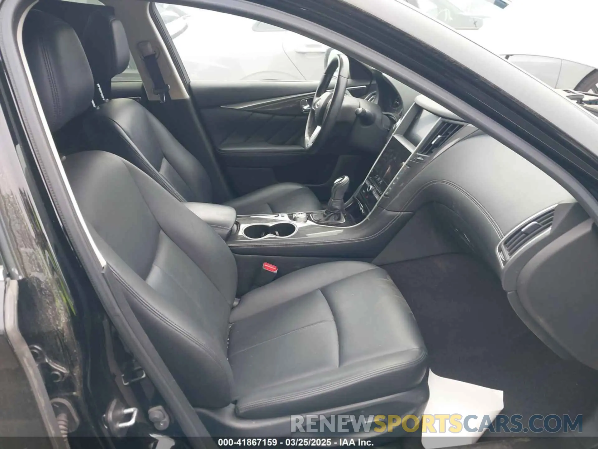 5 fotografías del automóvil dañado JN1EV7AP5LM200433 INFINITI Q50 2020