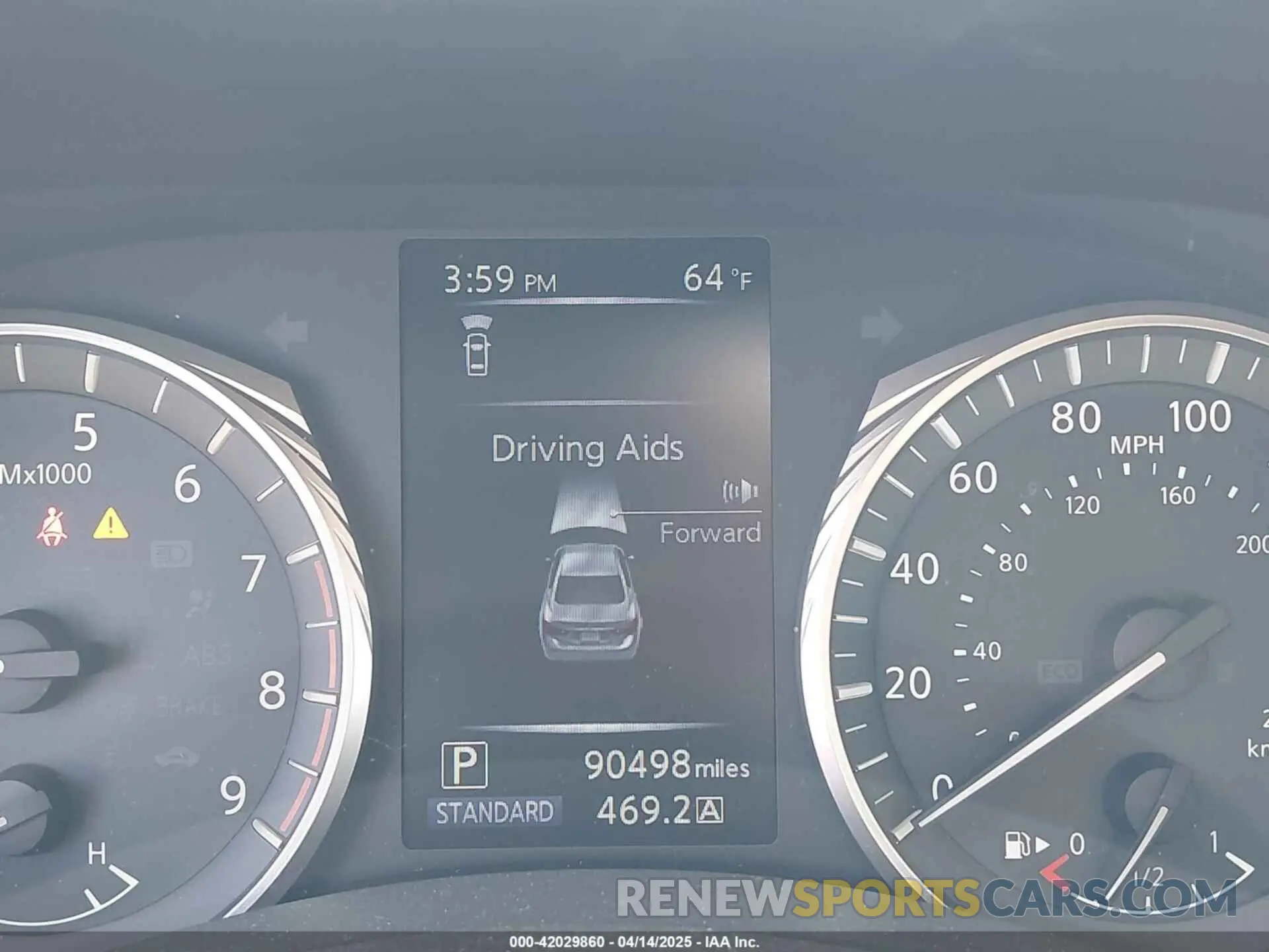15 fotografías del automóvil dañado JN1EV7AP5LM206023 INFINITI Q50 2020