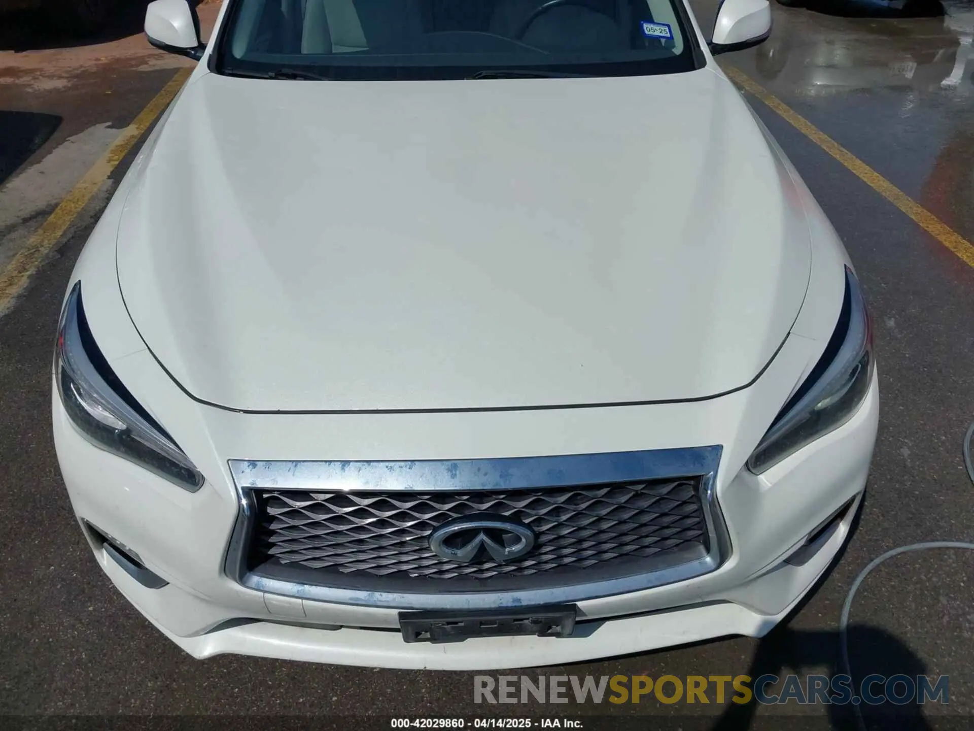 6 fotografías del automóvil dañado JN1EV7AP5LM206023 INFINITI Q50 2020