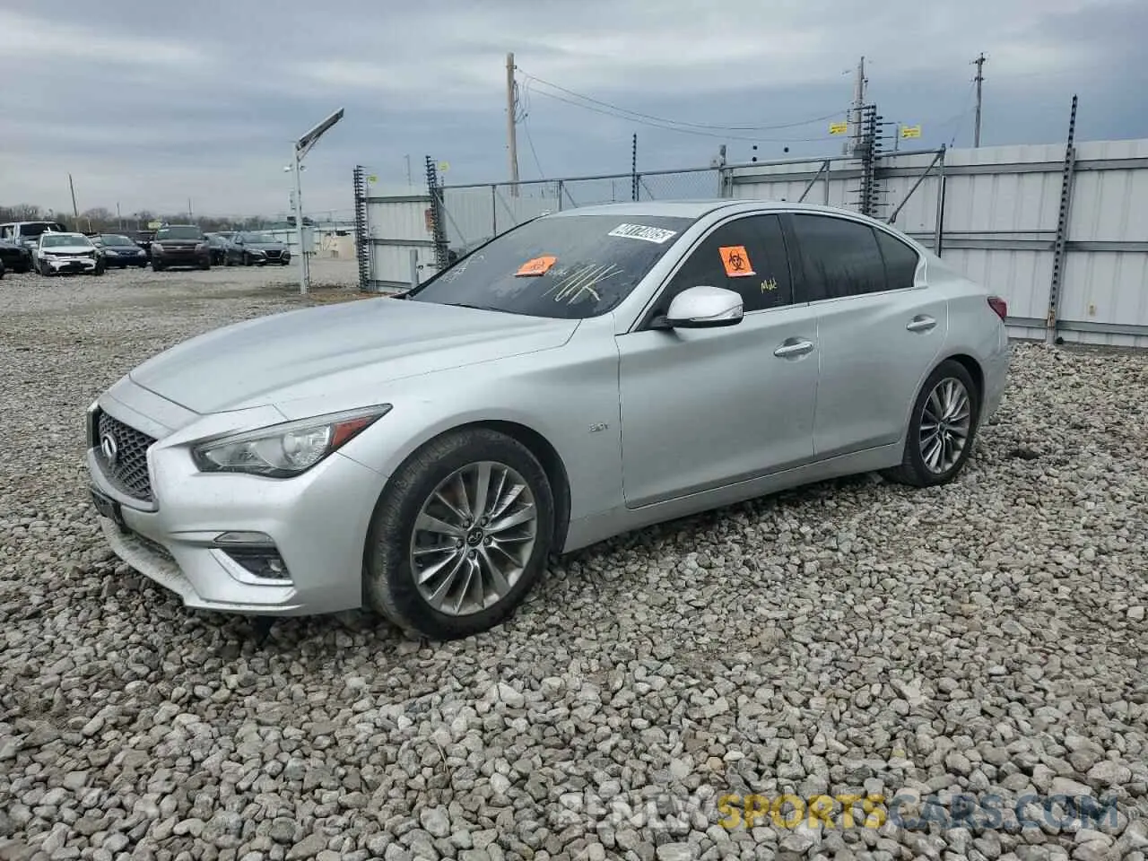 1 fotografías del automóvil dañado JN1EV7AP5LM206278 INFINITI Q50 2020