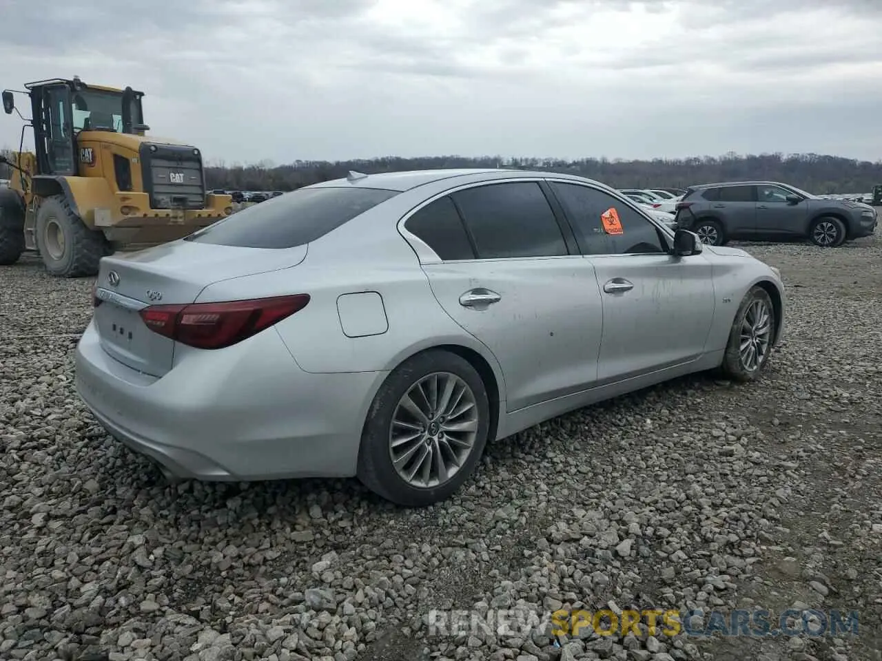 3 fotografías del automóvil dañado JN1EV7AP5LM206278 INFINITI Q50 2020