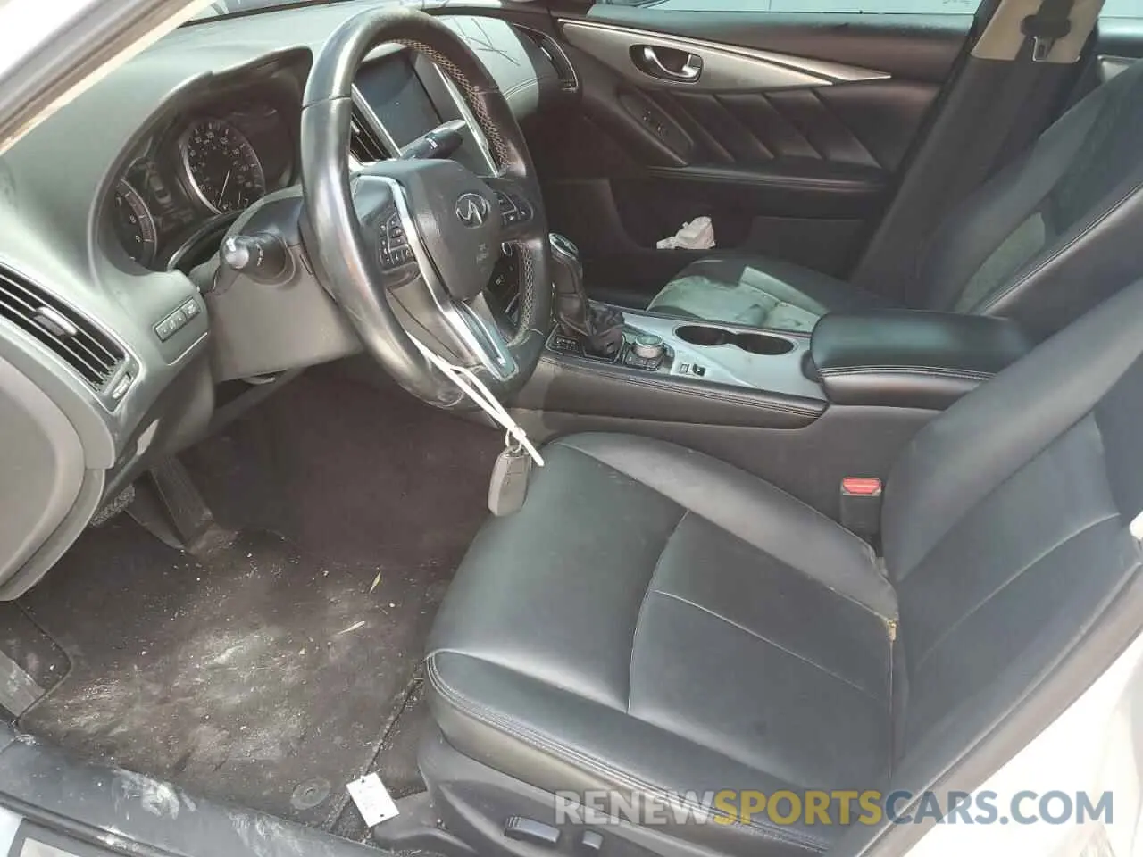 7 fotografías del automóvil dañado JN1EV7AP5LM206278 INFINITI Q50 2020
