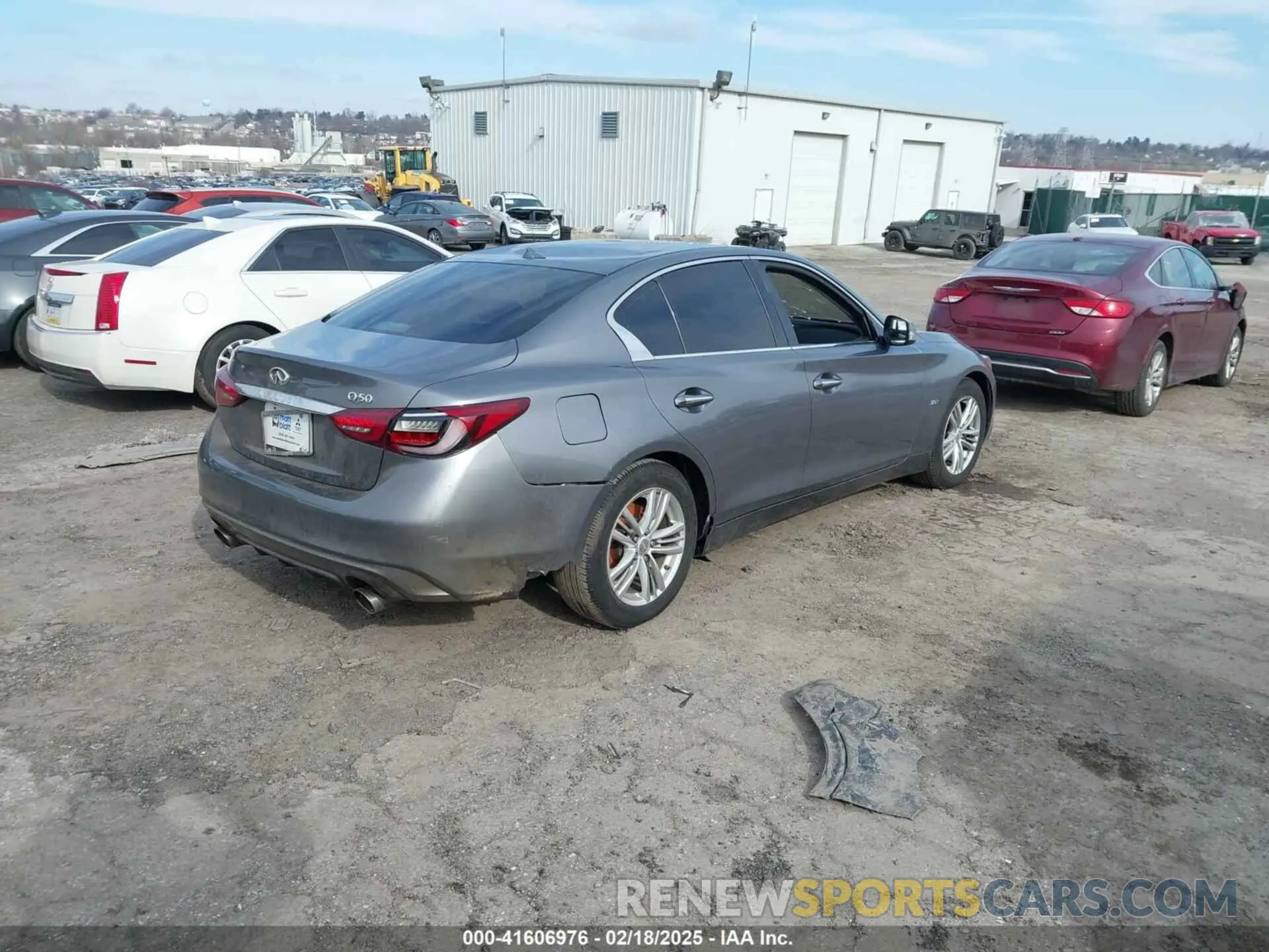 4 fotografías del automóvil dañado JN1EV7AP5LM206300 INFINITI Q50 2020