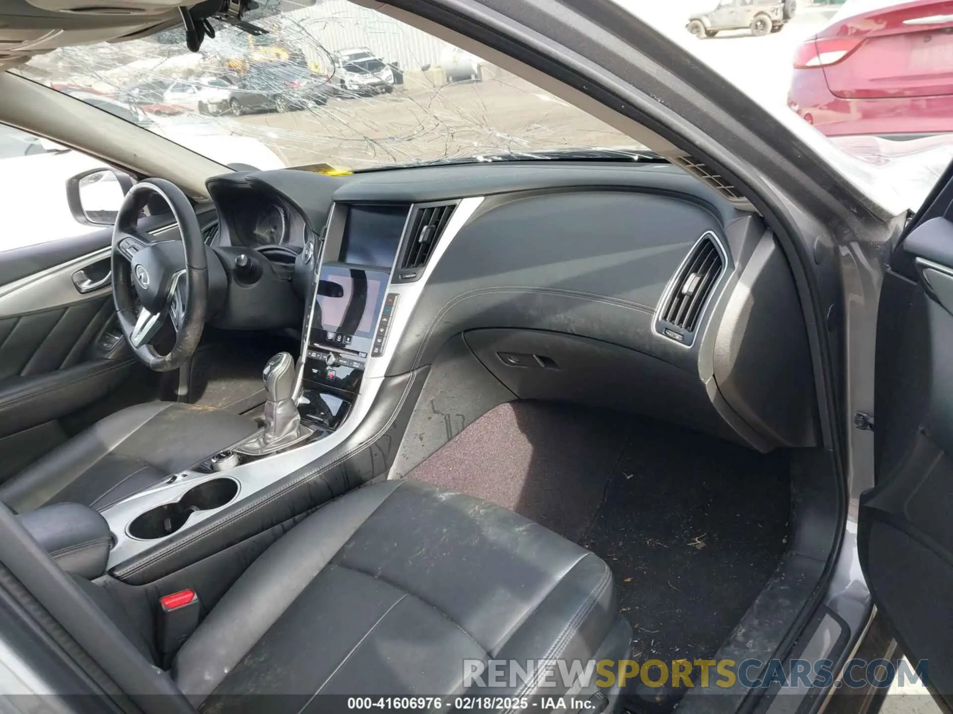 5 fotografías del automóvil dañado JN1EV7AP5LM206300 INFINITI Q50 2020