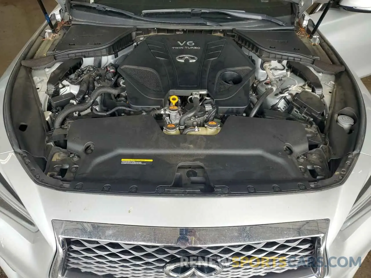 11 fotografías del automóvil dañado JN1EV7AP5LM206636 INFINITI Q50 2020