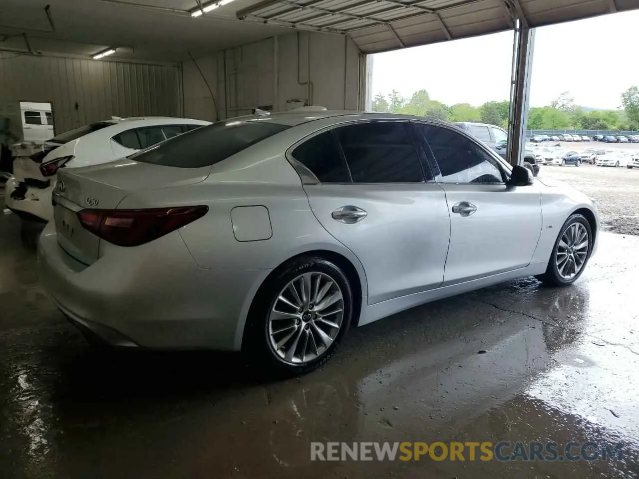 3 fotografías del automóvil dañado JN1EV7AP5LM206636 INFINITI Q50 2020
