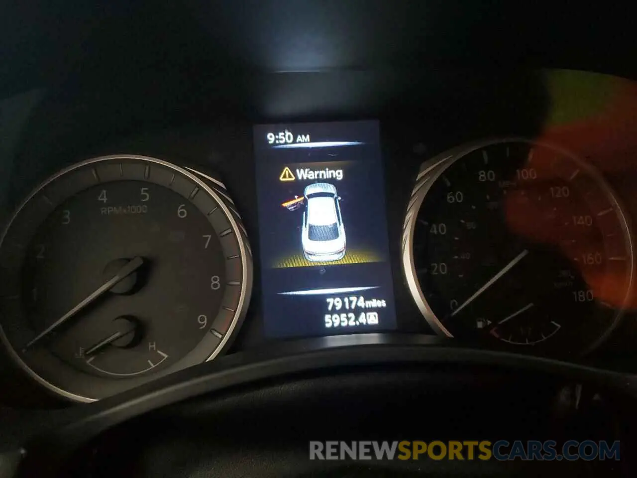 9 fotografías del automóvil dañado JN1EV7AP5LM206636 INFINITI Q50 2020