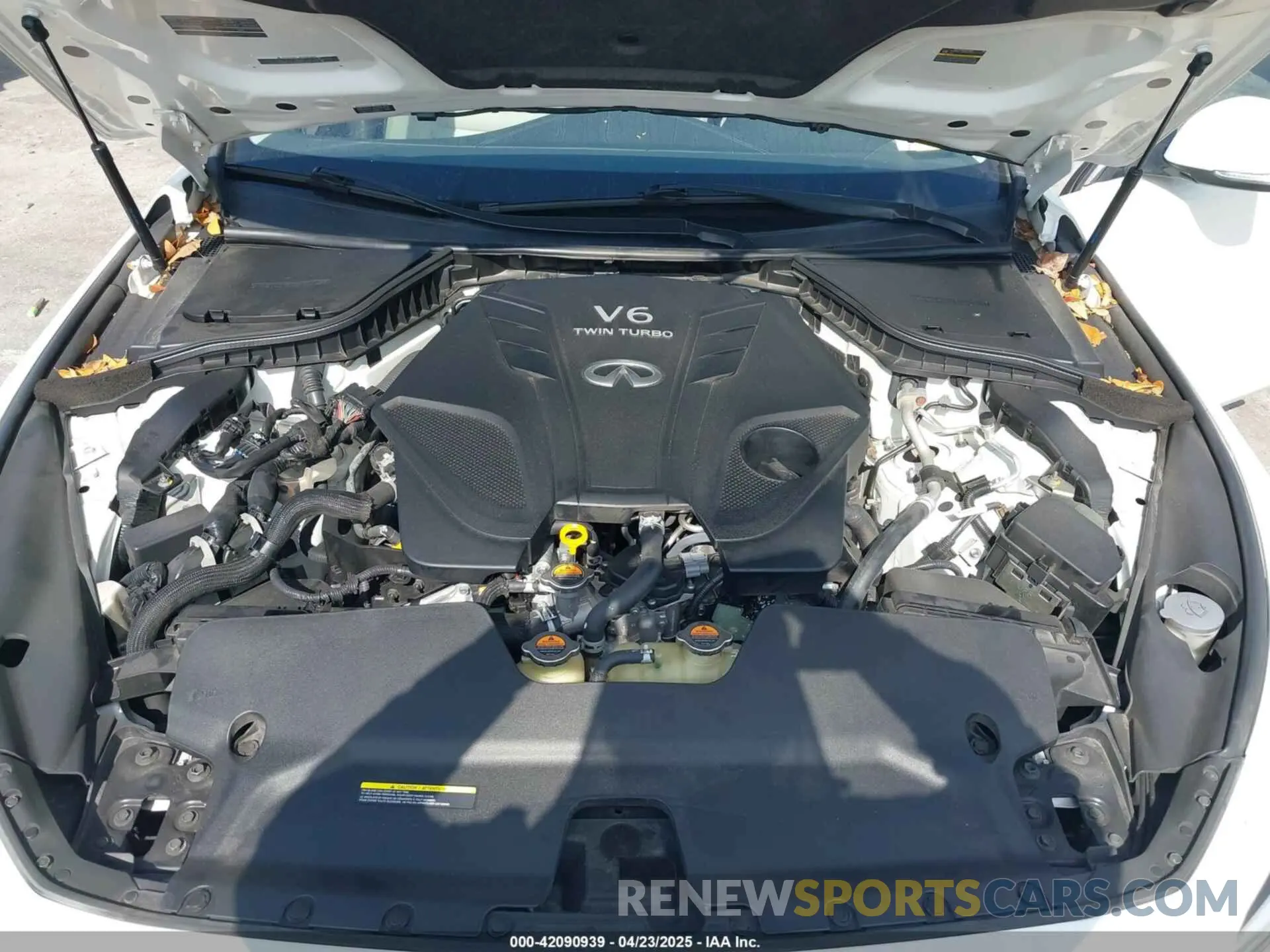 10 fotografías del automóvil dañado JN1EV7AP6LM201462 INFINITI Q50 2020