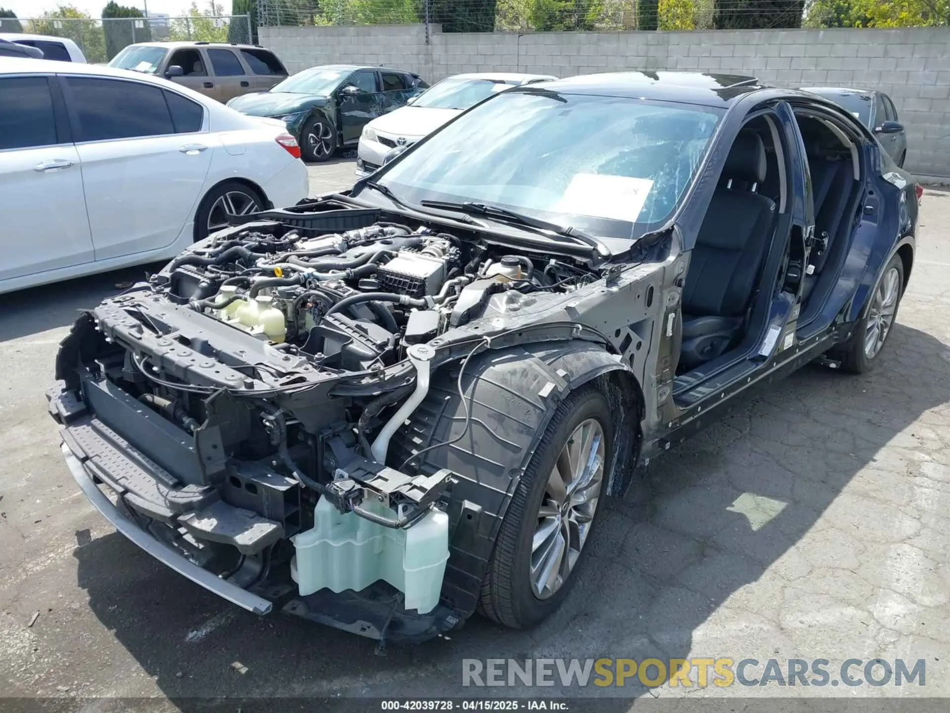 6 fotografías del automóvil dañado JN1EV7AP6LM204443 INFINITI Q50 2020