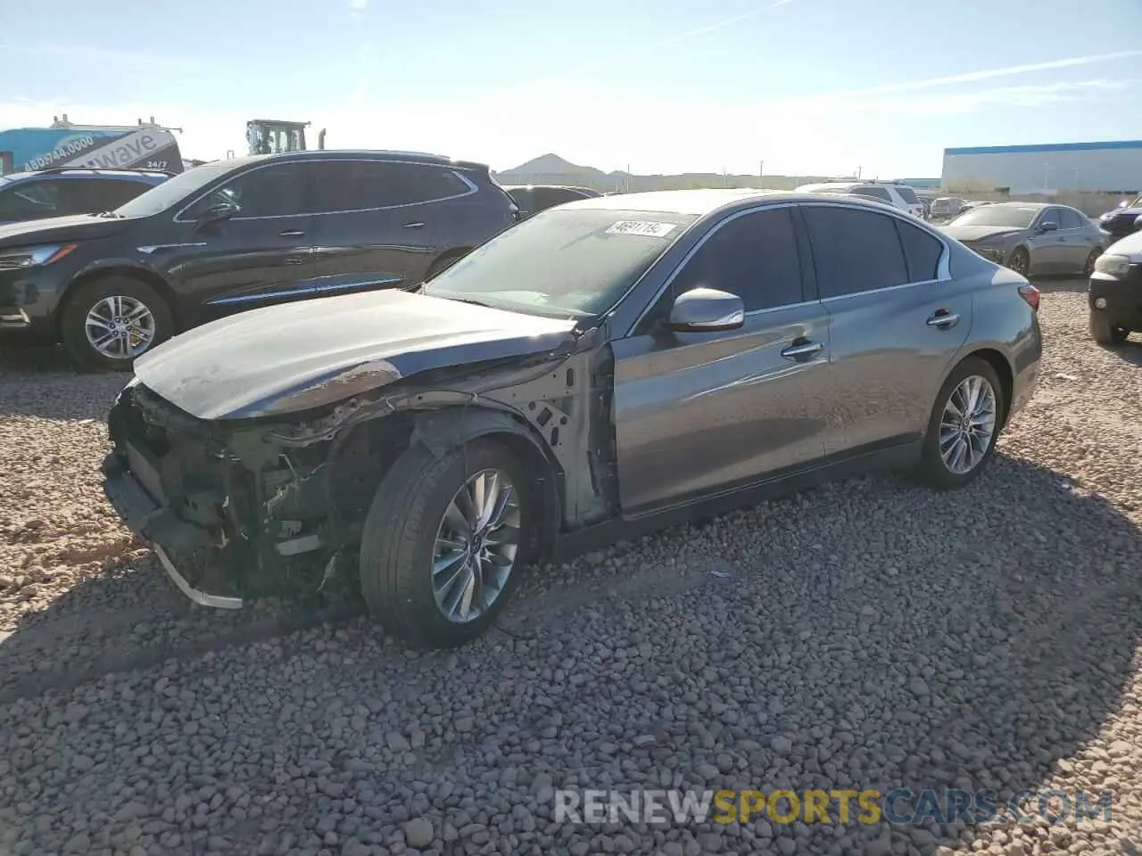1 fotografías del automóvil dañado JN1EV7AP6LM205821 INFINITI Q50 2020