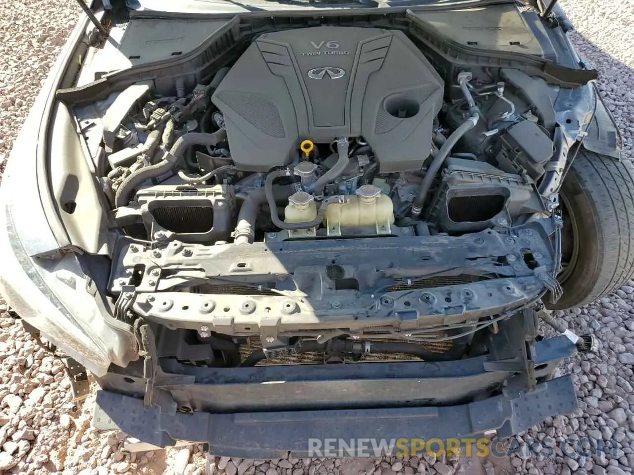 11 fotografías del automóvil dañado JN1EV7AP6LM205821 INFINITI Q50 2020