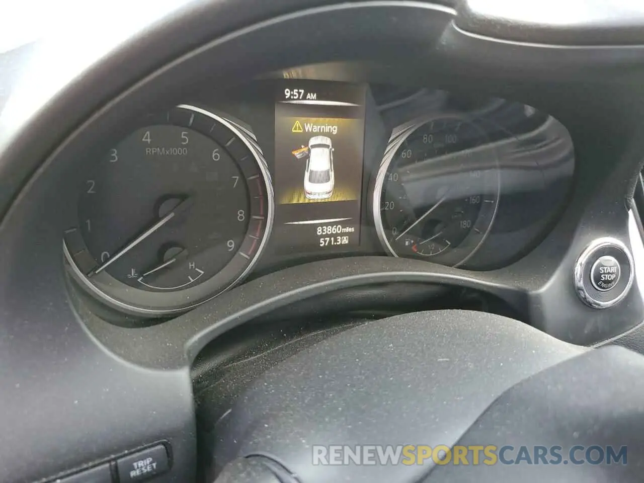 9 fotografías del automóvil dañado JN1EV7AP6LM205821 INFINITI Q50 2020